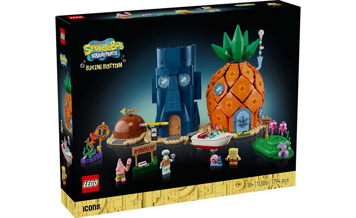 LEGO Icons SpongeBob SquarePants: Bikini Bottom Building Set - 11386
