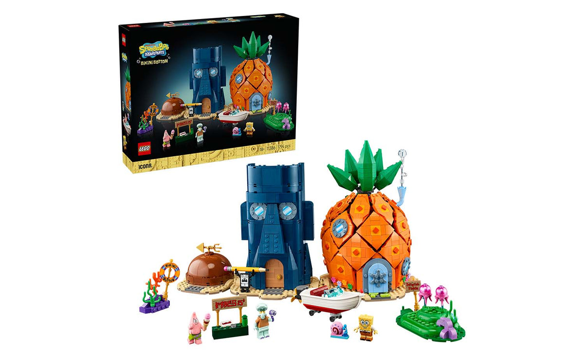 LEGO Icons SpongeBob SquarePants: Bikini Bottom Building Set - 11386