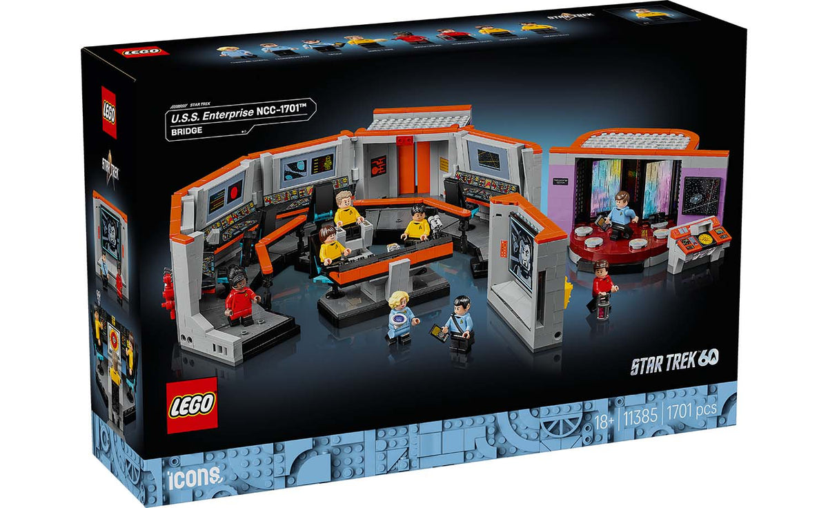 LEGO Icons Star Trek: U.S.S. Enterprise NCC-1701 Bridge Building Set - 11385
