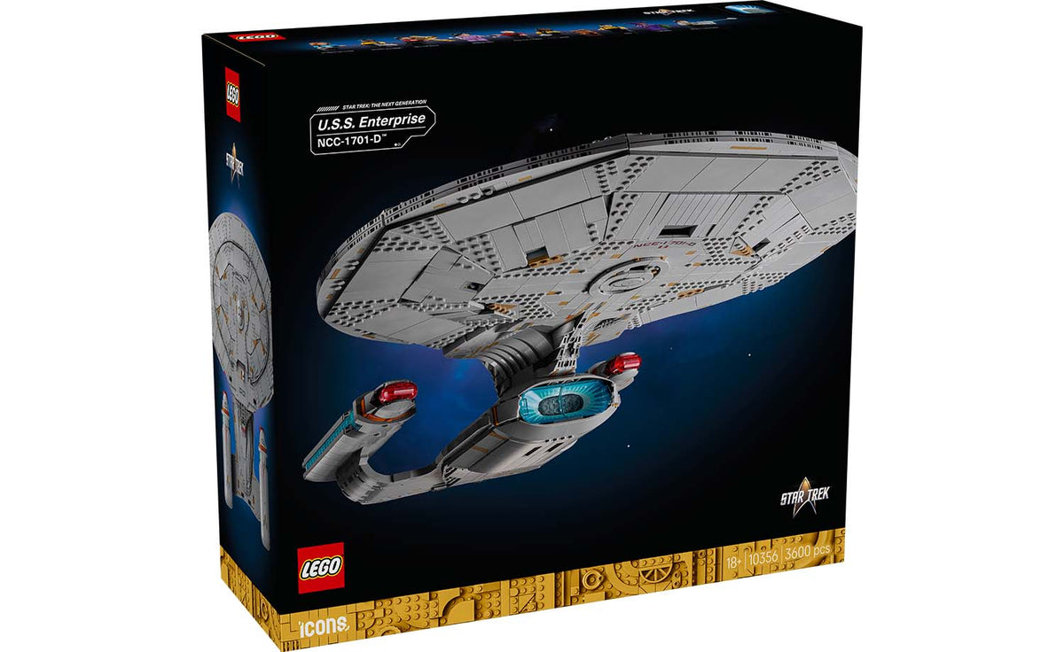 LEGO Icons Star Trek: U.S.S. Enterprise NCC-1701-D Building Set - 10356