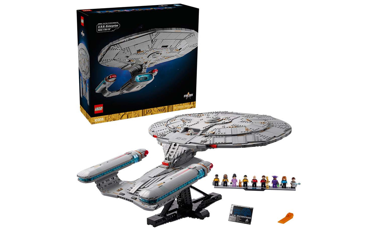 LEGO Icons Star Trek: U.S.S. Enterprise NCC-1701-D Building Set - 10356