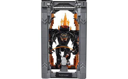 LEGO Icons The Lord of the Rings: Balrog Book Nook Display Model - Set 10367