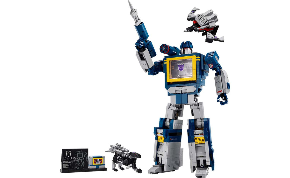 LEGO Icons Transformers: Soundwave Building Set - 10358