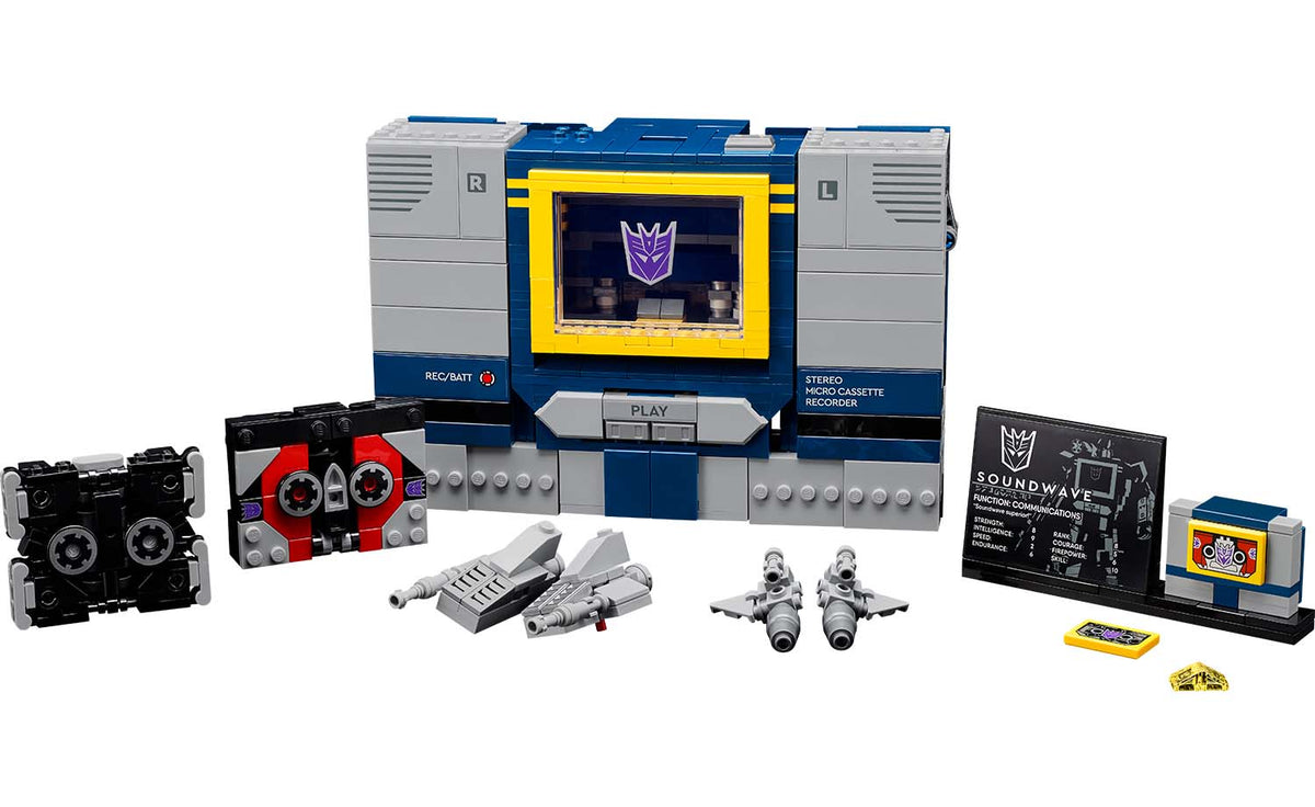 LEGO Icons Transformers: Soundwave Building Set - 10358