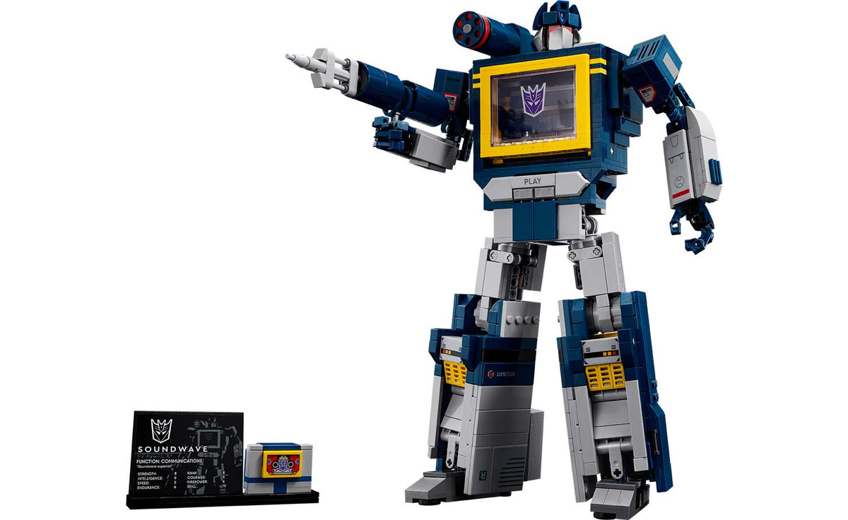 LEGO Icons Transformers: Soundwave Building Set - 10358
