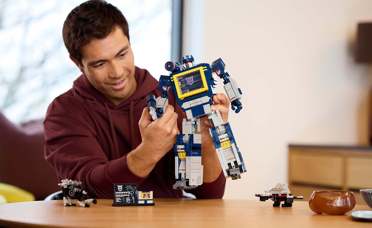 LEGO Icons Transformers: Soundwave Building Set - 10358