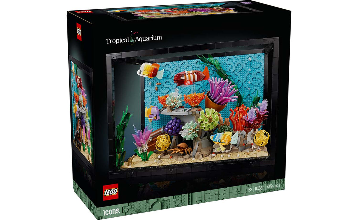 LEGO Icons Tropical Aquarium Building Set - 10366