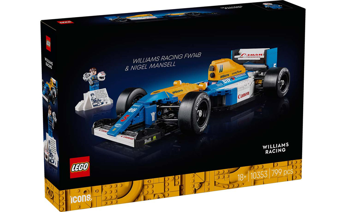 LEGO Icons Williams Racing FW14B & Nigel Mansell Building Set - 10353