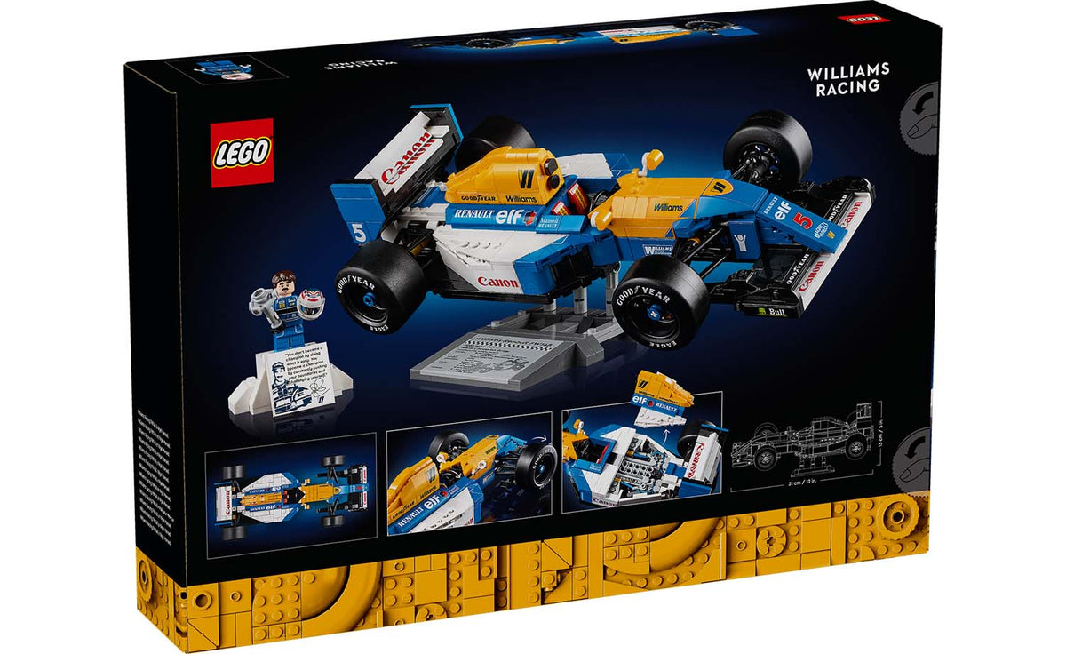 LEGO Icons Williams Racing FW14B & Nigel Mansell Building Set - 10353