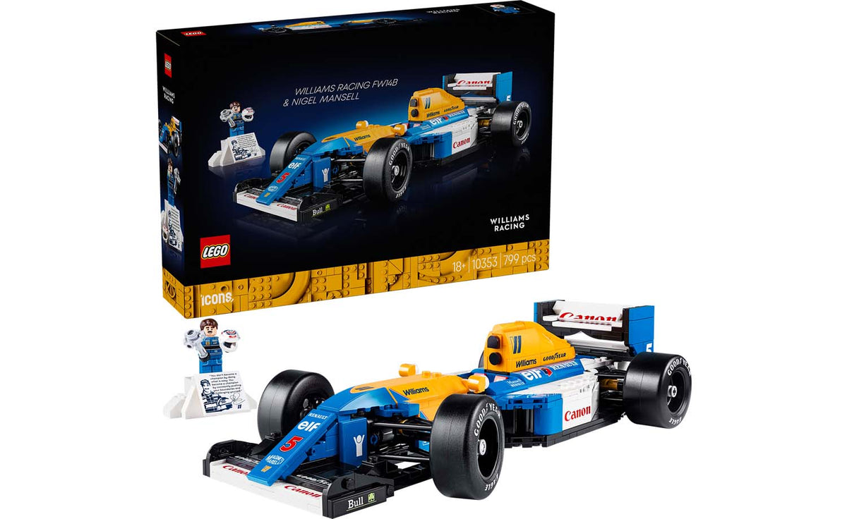 LEGO Icons Williams Racing FW14B & Nigel Mansell Building Set - 10353