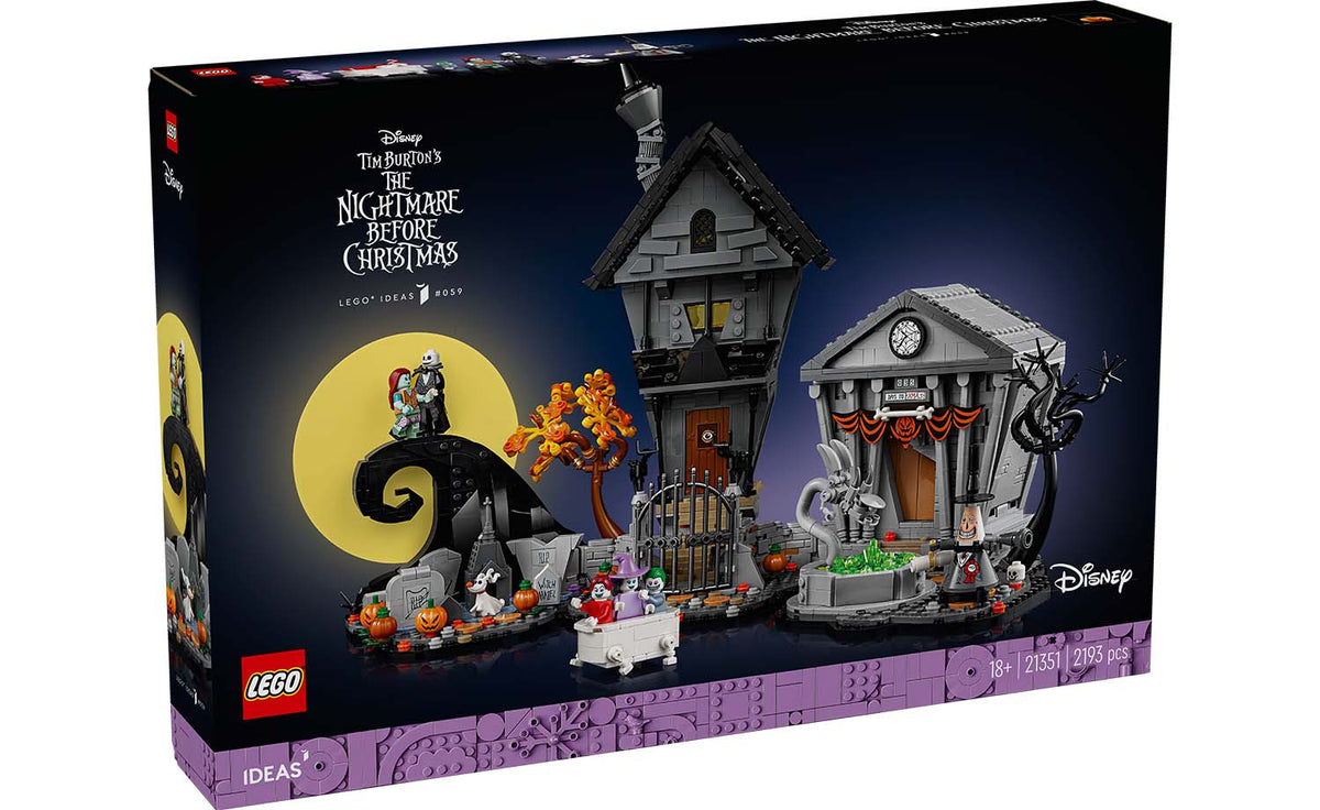 LEGO Ideas Disney Tim Burton's The Nightmare Before Christmas Building Set - 21351