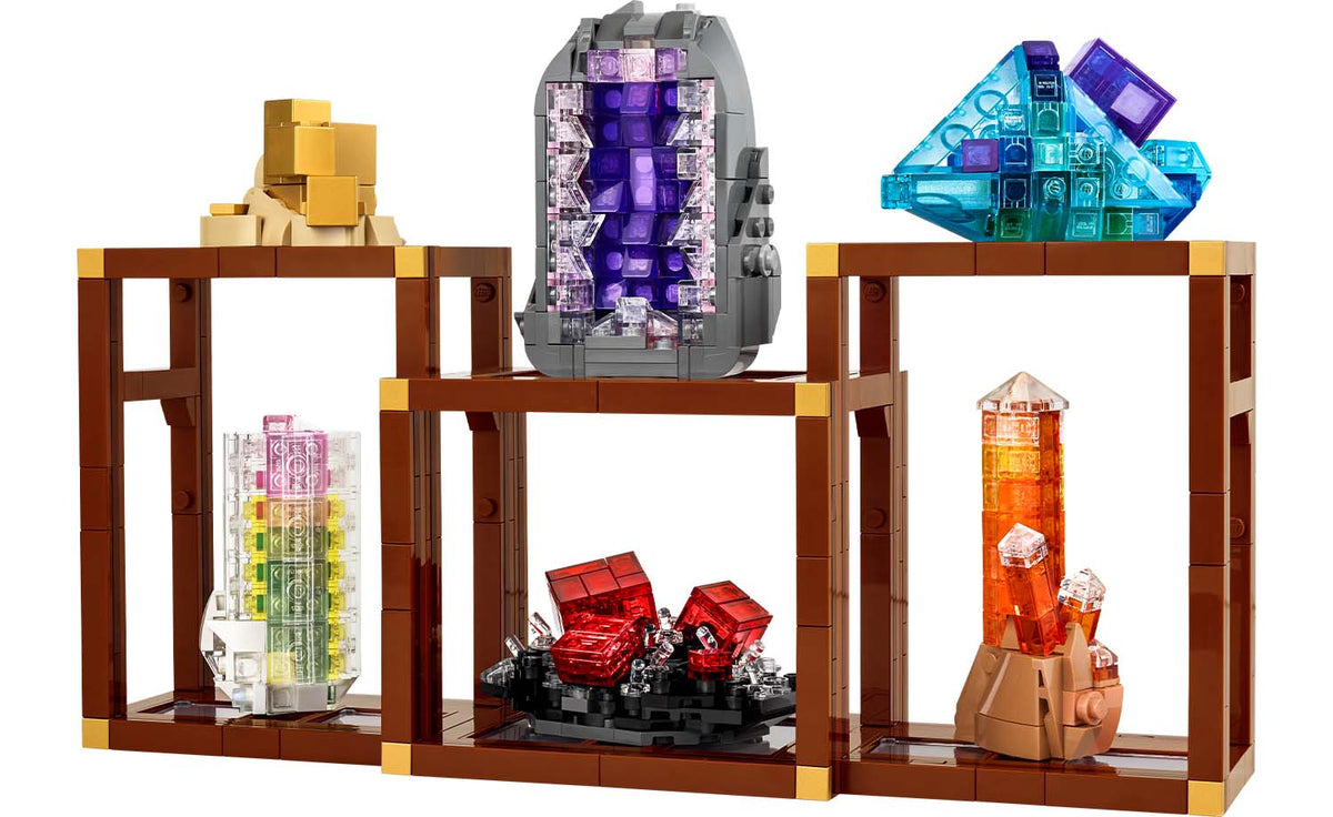 LEGO Ideas Mineral Collection Display Model - Set 21362