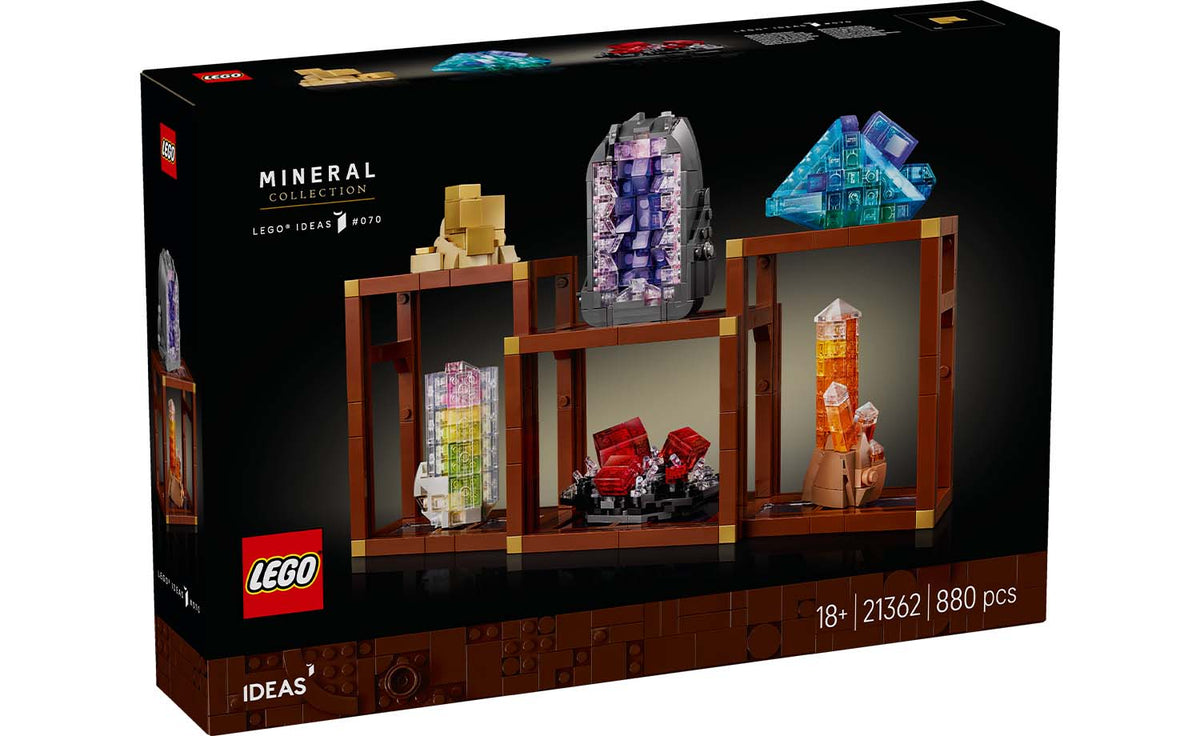 LEGO Ideas Mineral Collection Display Model - Set 21362