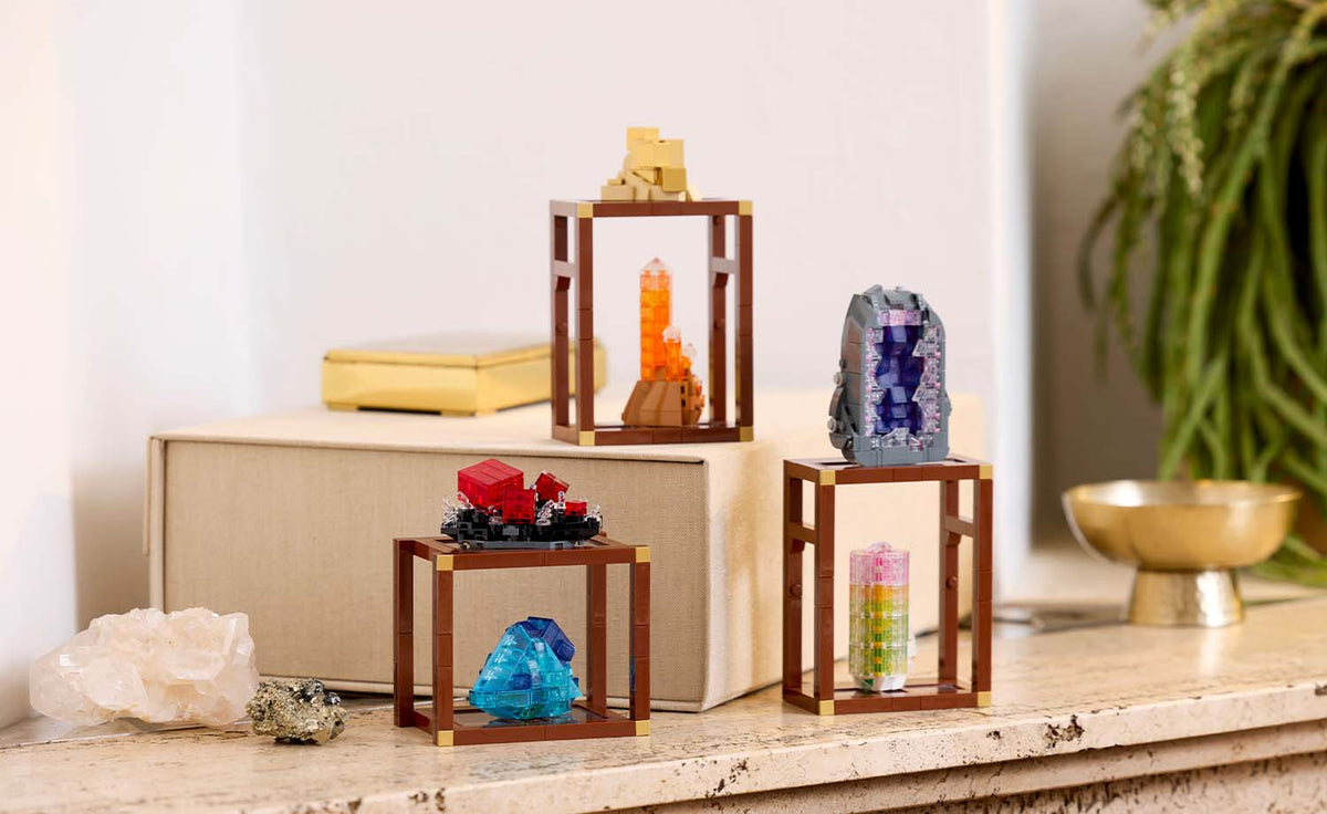 LEGO Ideas Mineral Collection Display Model - Set 21362