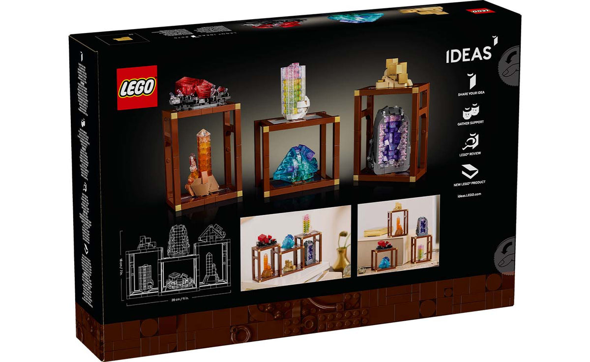 LEGO Ideas Mineral Collection Display Model - Set 21362