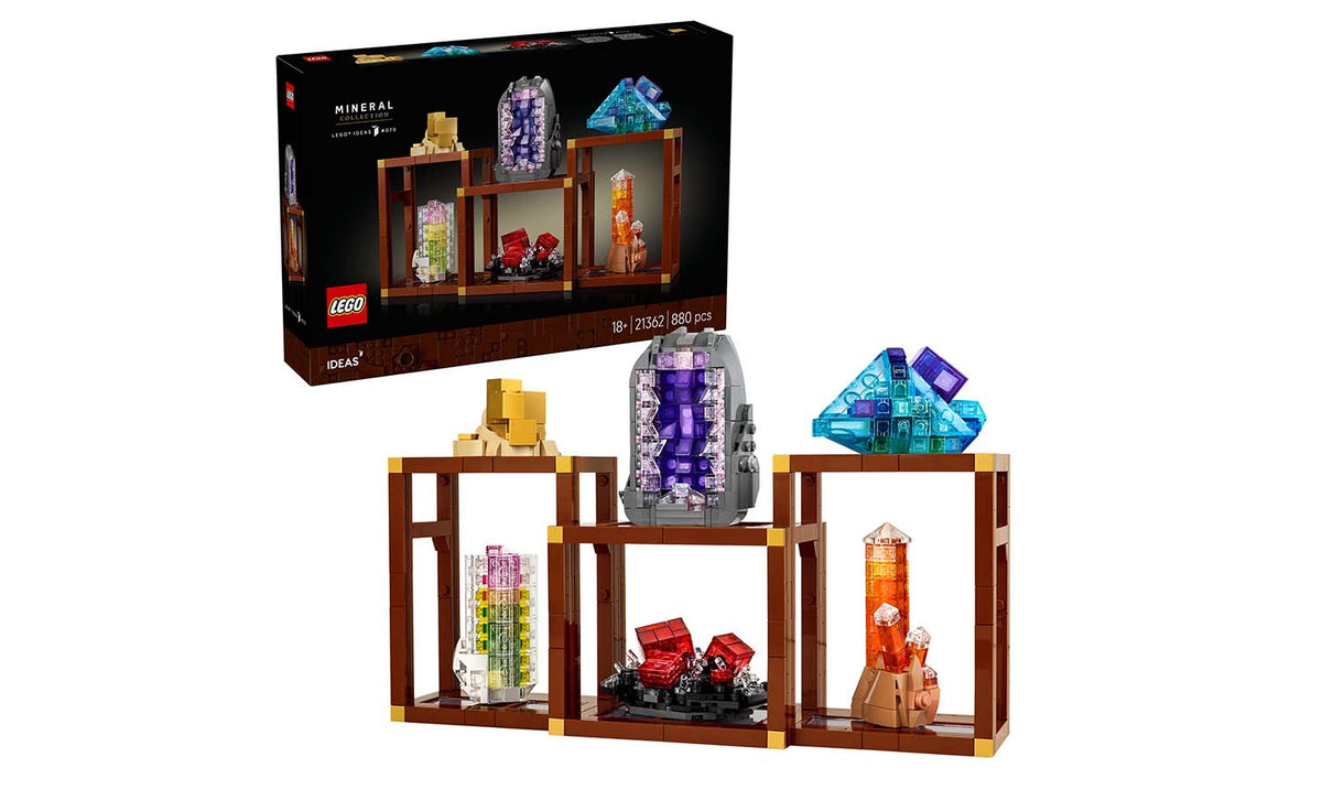 LEGO Ideas Mineral Collection Display Model - Set 21362