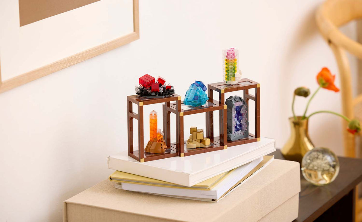LEGO Ideas Mineral Collection Display Model - Set 21362