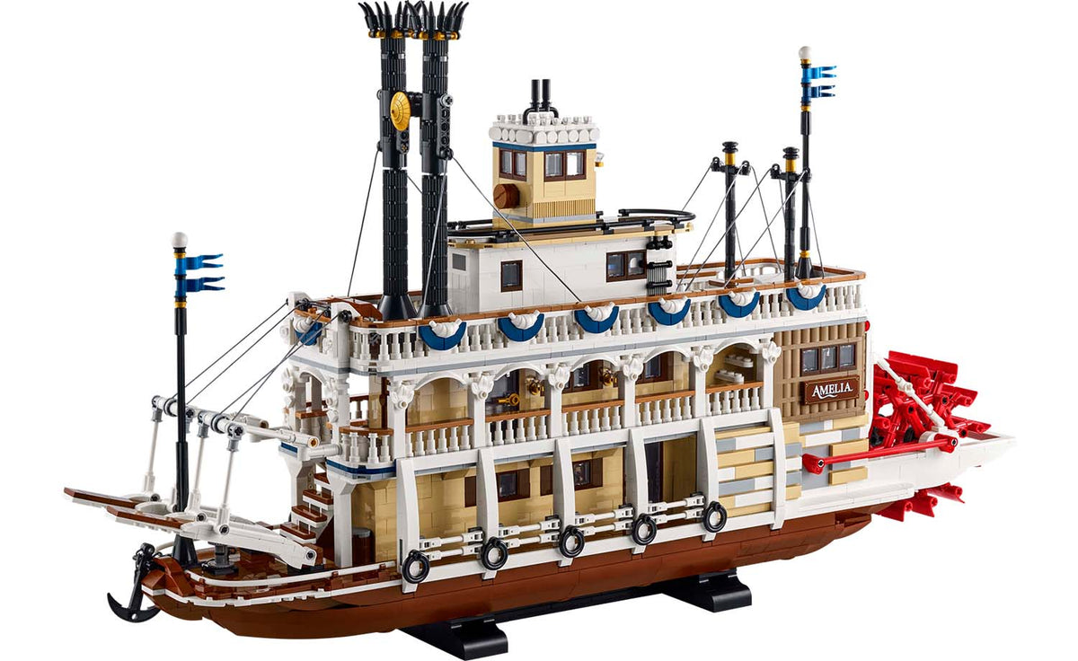 LEGO Ideas River Steamboat Display Model - Set 21356