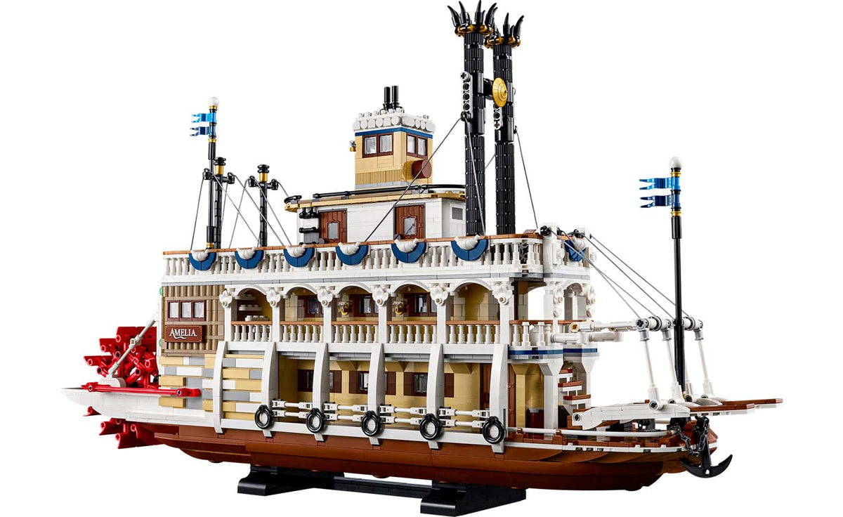 LEGO Ideas River Steamboat Display Model - Set 21356
