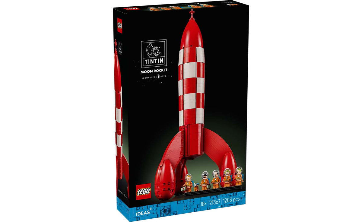 LEGO Ideas Tintin Moon Rocket Building Set - 21367