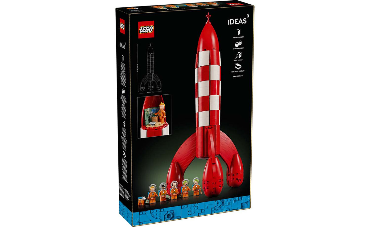 LEGO Ideas Tintin Moon Rocket Building Set - 21367