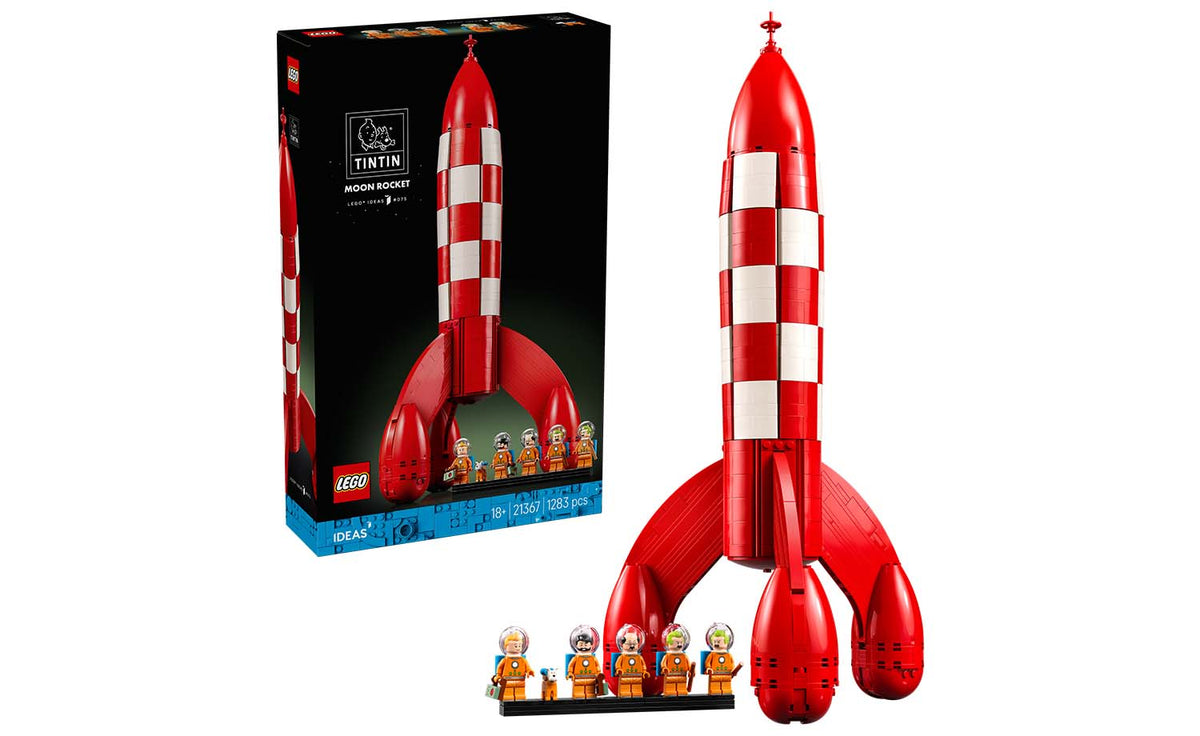 LEGO Ideas Tintin Moon Rocket Building Set - 21367