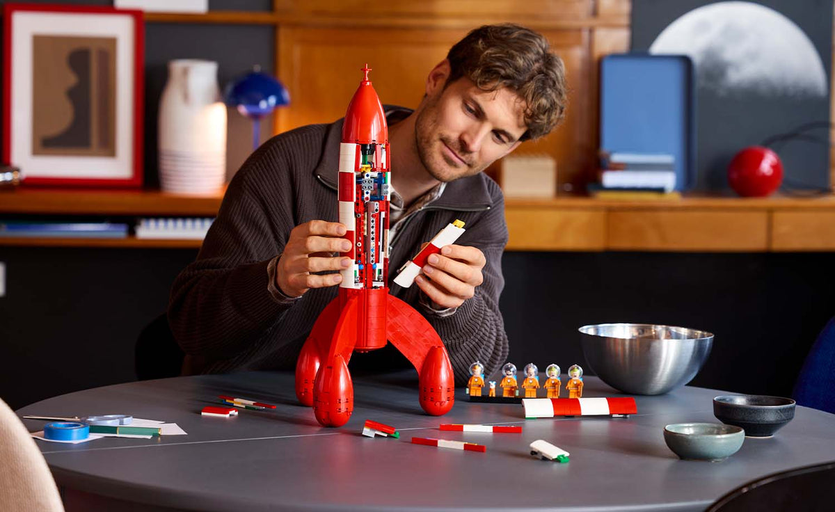 LEGO Ideas Tintin Moon Rocket Building Set - 21367