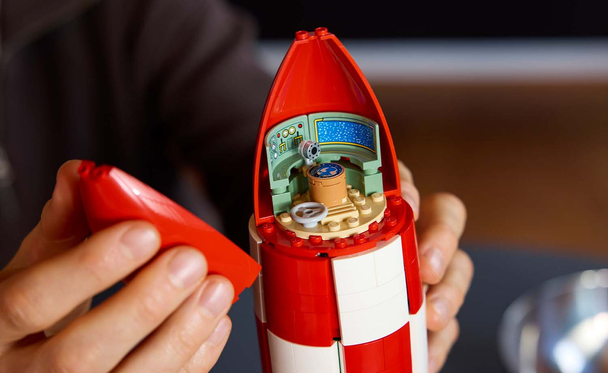 LEGO Ideas Tintin Moon Rocket Building Set - 21367