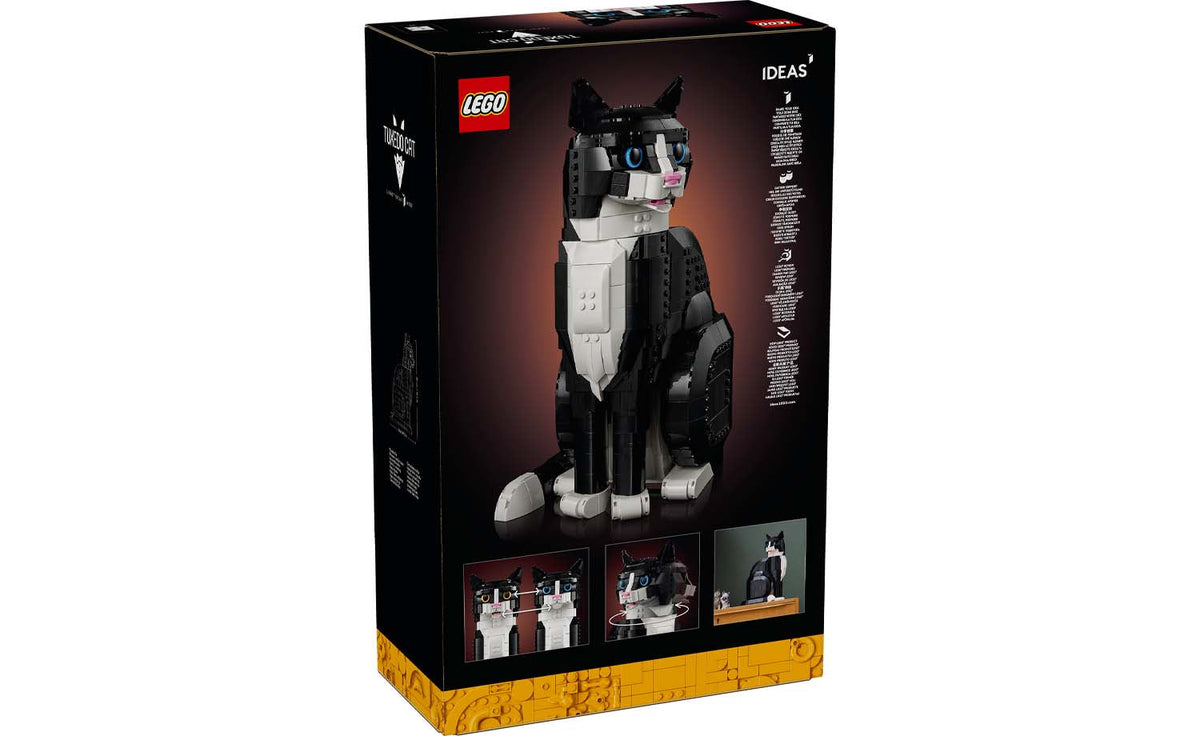 LEGO Ideas Tuxedo Cat Display Model - Set 21349