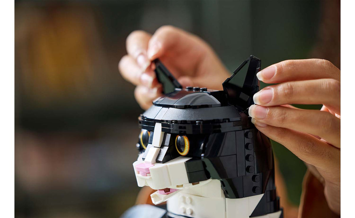 LEGO Ideas Tuxedo Cat Display Model - Set 21349