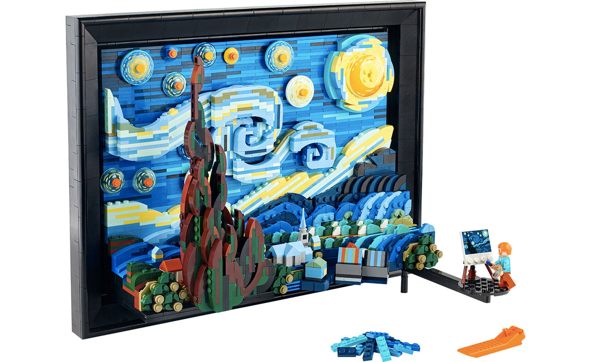 LEGO Ideas Vincent van Gogh - The Starry Night Display Model - Set 21333
