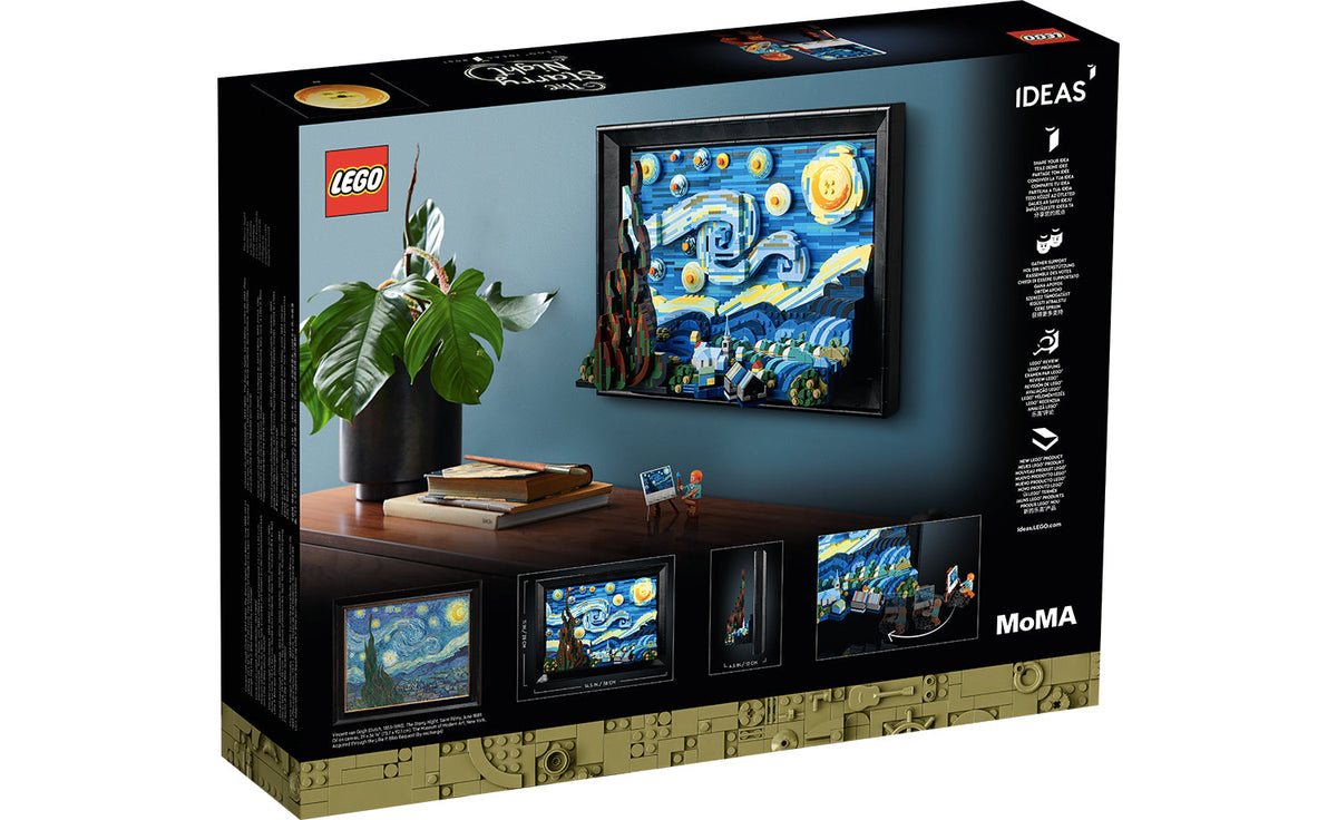 LEGO Ideas Vincent van Gogh - The Starry Night Display Model - Set 21333