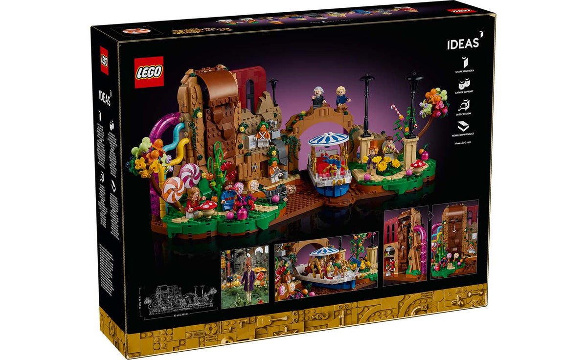 LEGO Ideas Willy Wonka & the Chocolate Factory Building Set - 21360