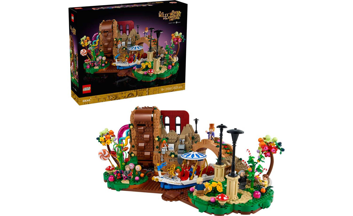 LEGO Ideas Willy Wonka & the Chocolate Factory Building Set - 21360