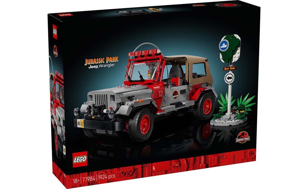 LEGO Jurassic World Jurassic Park Jeep Wrangler Building Set - 77984
