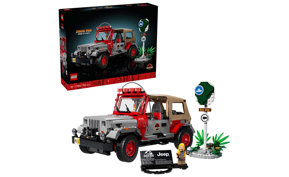 LEGO Jurassic World Jurassic Park Jeep Wrangler Building Set - 77984