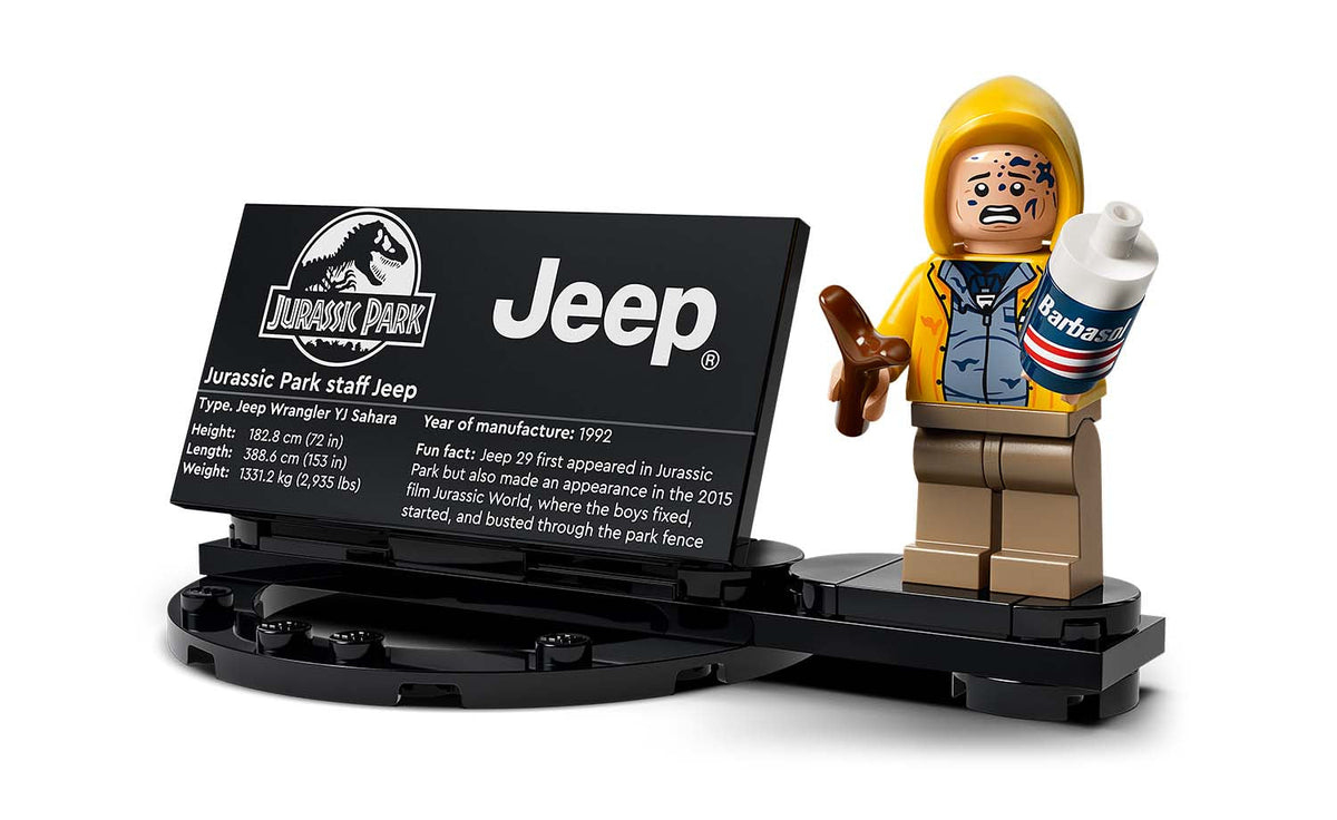 LEGO Jurassic World Jurassic Park Jeep Wrangler Building Set - 77984