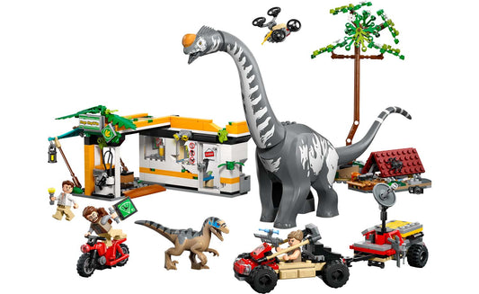 LEGO Jurassic World Raptor & Titanosaurus Tracking Mission Building Set - 76973