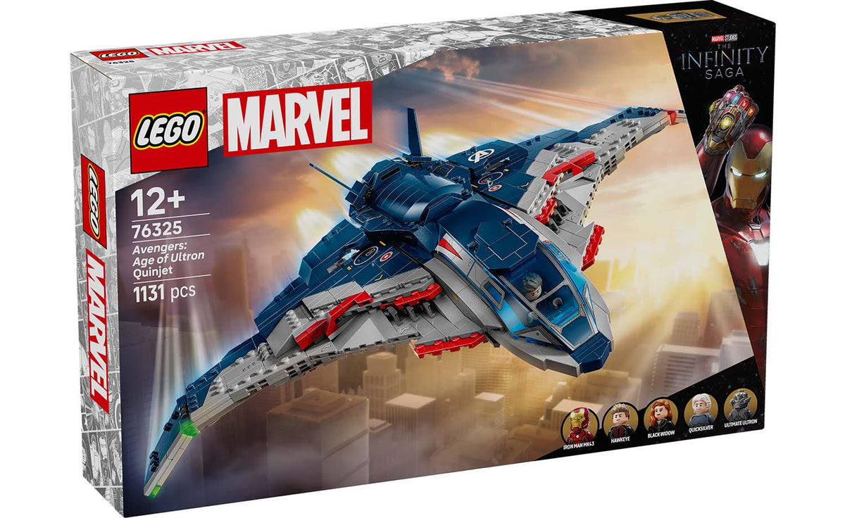 LEGO Marvel Avengers: Age of Ultron Quinjet Building Set - 76325