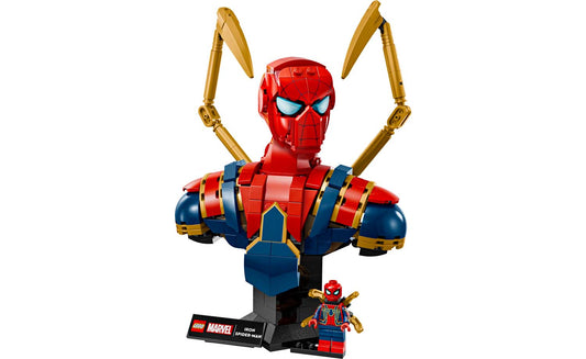 LEGO Marvel Iron Spider-Man Bust Building Set - 76326