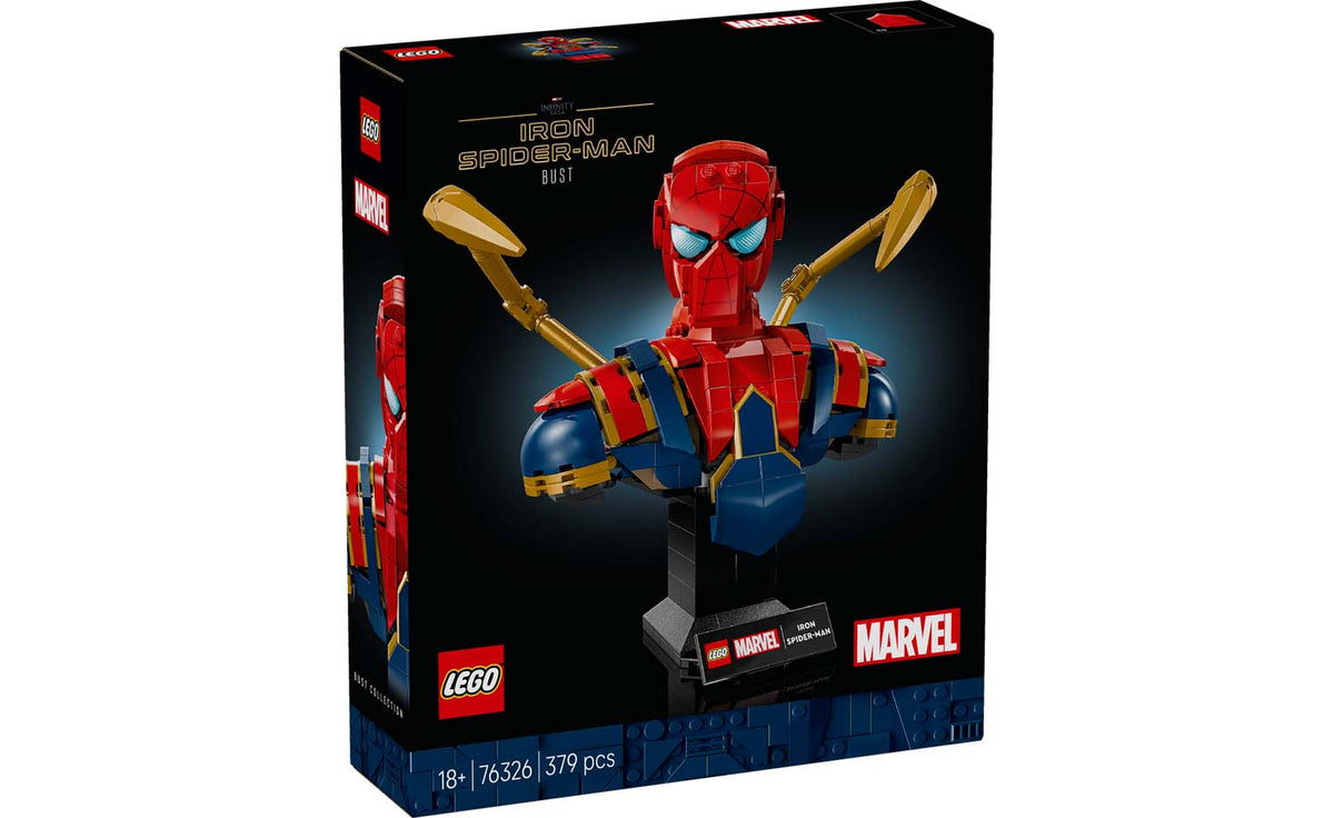 LEGO Marvel Iron Spider-Man Bust Building Set - 76326