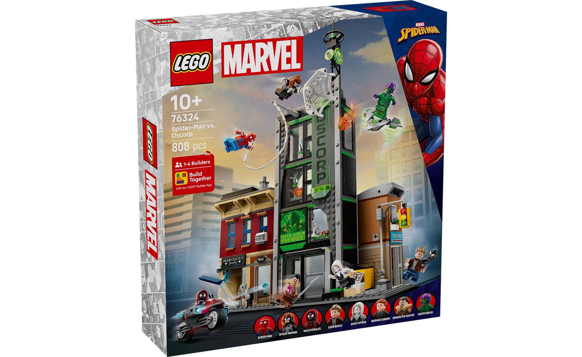 LEGO Marvel Spider-Man vs. Oscorp Building Set - 76324