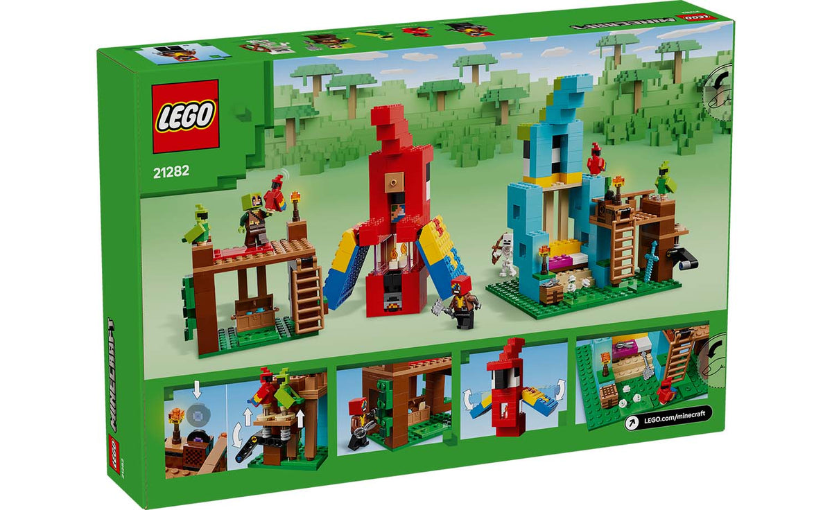 LEGO Minecraft The Parrot Houses Building Set - 21282