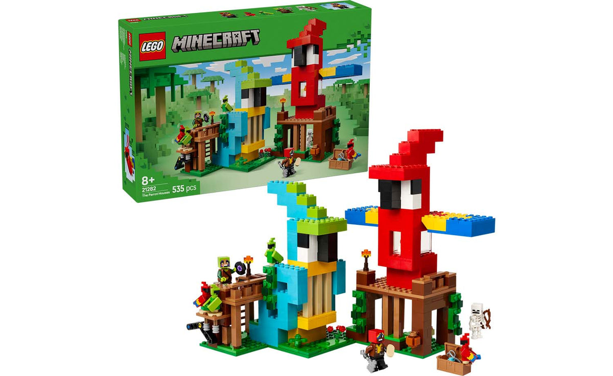 LEGO Minecraft The Parrot Houses Building Set - 21282