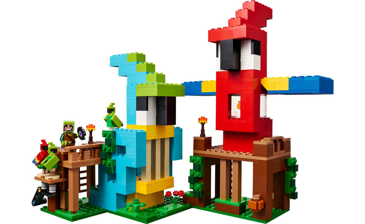 LEGO Minecraft The Parrot Houses Building Set - 21282