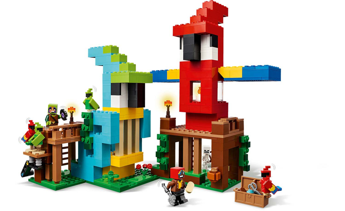 LEGO Minecraft The Parrot Houses Building Set - 21282
