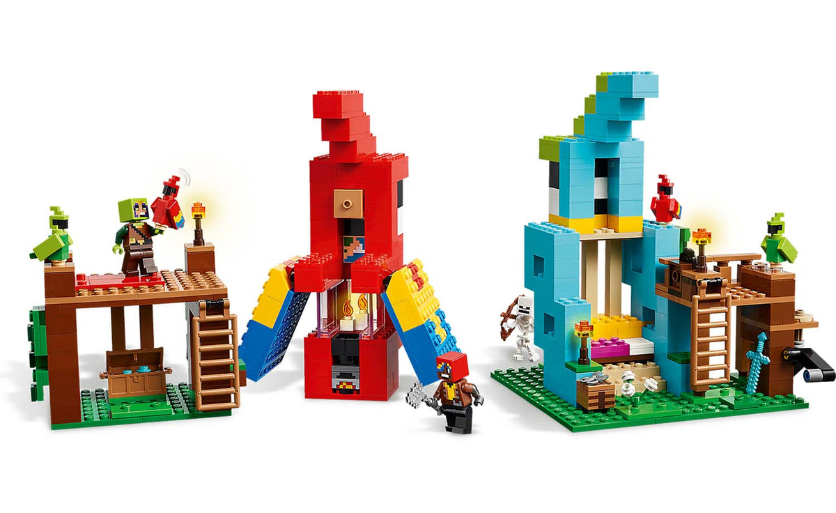 LEGO Minecraft The Parrot Houses Building Set - 21282