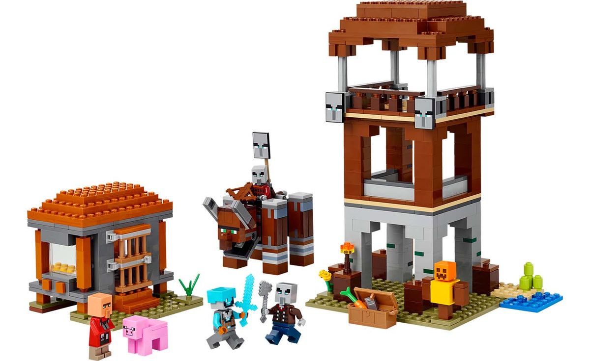 LEGO Minecraft The Pillager Outpost and Ravager Building Set - 21278