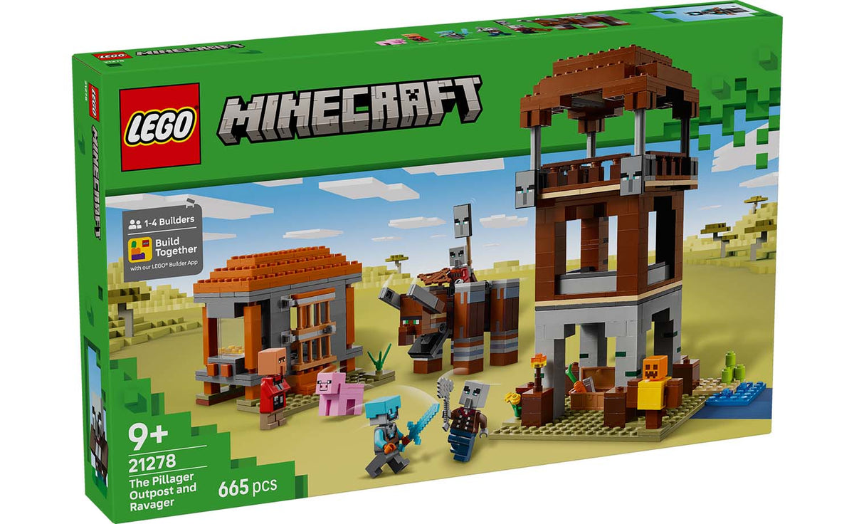 LEGO Minecraft The Pillager Outpost and Ravager Building Set - 21278