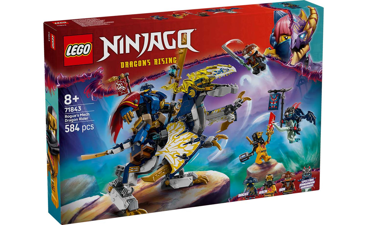 LEGO NINJAGO Rogue's Mech Dragon Rider Building Set - 71843